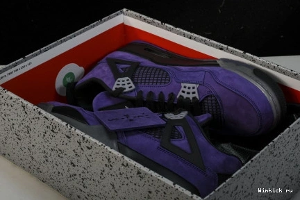 Travis Retro x Jordan Purple Air 4 Scott 0913